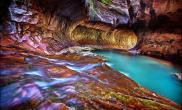 自然遗产图鉴02水草缸造景美国锡安公园美丽峡谷